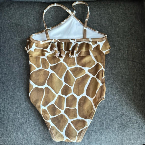🎉HOST PICK!!🎉 Janie and Jack giraffe print bathing suit size 3 - Picture 3 of 5